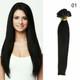 Pre-bonded Keratin Glue Fusion Nail U Tip Real Remy Human Hair Extensions16-26in