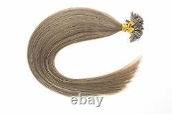 Pre Bonded Nail U Tip Fusion Keratin Real Remy Human Hair Extensions16-24in 1g/s
