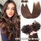 Pre Bonded Nail U Tip Keratin Fusion 100% Remy Human Hair Extensions/16-24 Usa