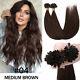 Pre Bonded U-tip Nail Keratin Fusion Remy Real Human Hair Extensions Thick Ombre