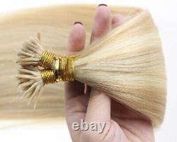 Pre-bonded Stick I Tip Keratin 100% Real Remy Human Hair Extensions 1g/s 16-24