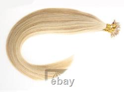 Pre-bonded Stick I Tip Keratin 100% Real Remy Human Hair Extensions 1g/s 16-24