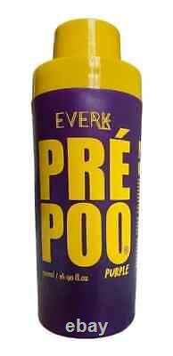Pre-poo Purple 500ml Everk Myrrh Oil AUTHENTIC BRAZILIAN PRODUCT
