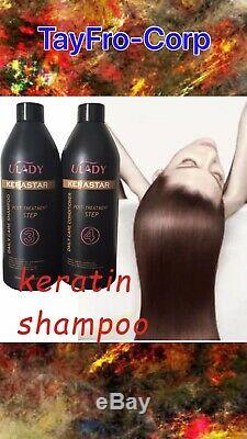 Profesional Brazilian Keratin KIT hair repair treatment 1000ml/33.88fl. Oz