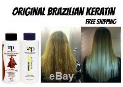 Professional Brazilian Keratin Chocolate Straightening Blowout Kit to Do at Home