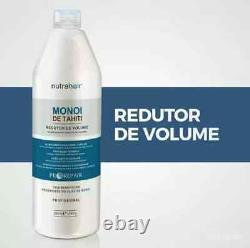 Progressiva Redutor De Volume Monoi De Tahiti Nutrahair 1l AUTENTICO BRAZILIAN