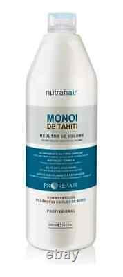 Progressiva Redutor De Volume Monoi De Tahiti Nutrahair 1l AUTENTICO BRAZILIAN