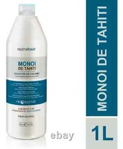 Progressiva Redutor De Volume Monoi De Tahiti Nutrahair 1l AUTENTICO BRAZILIAN