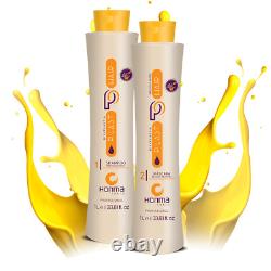 Progressive Honma Tokyo Bixyplasty Passion Fruit Hair Kit 2x1L STEP 1/2 33.8 Oz