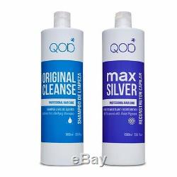 QOD MAX SILVER Brazilian Keratin Hair Straightening 2- Kit 100% Formaldehydfrei
