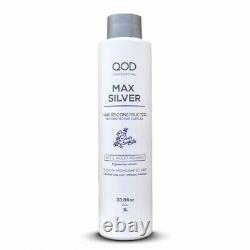 QOD Max Silver Keratin Smoothing Treatment 33.8 Oz (1000 ml)