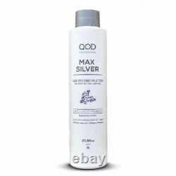 QOD Max Silver Keratin Smoothing Treatment 33.8 Oz 1000 ml
