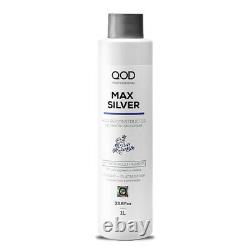 QOD PRO MAX SILVER TREATMENT STRAIGHTENIN BRAZILIAN KERATINE TREATMENT 33.8fl oz