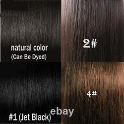 RJ HAIR Flat Tip In Hair Extensions Natural Wave Brazilian Remy Fusion Keratin