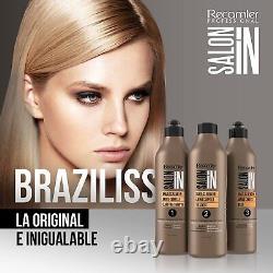 Recamier 3-Step System SalonIn Braziliss Keratin Hair Brazilian Blowout