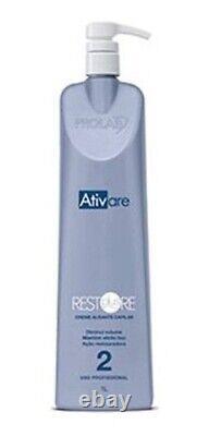 Restore Plus Progressive Ativare Professional Prolab Brazilian Keratin 34. Oz/1L