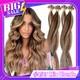 Russian Pre Bonded U-tip Nail Keratin Human Hair Extensions Remy Hair Thick 0.5g
