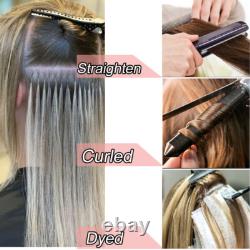 Russian U Tip Nail Remy Human Hair Extensions Pre Bonded Keratin THICK/Balayage