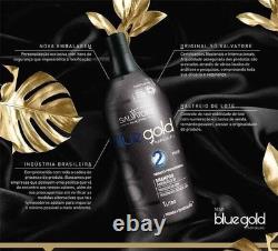 SALVATORE GOLD BLUE PREMIUM BRAZILIAN KERATIN TREATMENT PROGRESSIVE BRUSH 2x1L