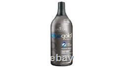 Salvatore Blue Gold Premium Brazilian Keratin Treatment Progressive Brush 2x1L