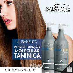 Salvatore Blue Gold Premium Tanino Brazilian Blowout Keratin Treatment 1L 34oz