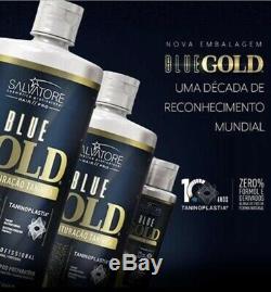 Salvatore Keratin Treatment Brazilian Blue Gold Hair Straightener 2 X 1000 Ml