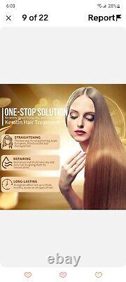 Set of 4 Brazilian Keratin Treatment Smoothin Straightening Hair 100ml Hair Care