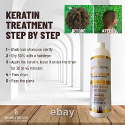Simply Brasil Hair Queratina Professional Keratin Treatment Kit, 16.9 fl oz