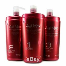 Soller Agi Max Kera-X Brazilian Keratin Hair Treatment Kit 3 steps x 1000ml