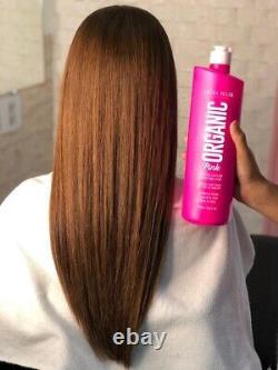 Startling Brazilian Straightening Lisorganic Pink & Blond Hair Care Kit