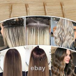 THICK 1G Fusion Keratin Nail U Tip 100% Remy Human Hair Extensions Pre Bonded