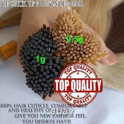 THICK 1g/s CLEARANCE Keratin Pre-bonded I Tip Stick Remy Human Hair Extensions R