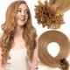 Thick 1g 100% Remy Human Hair Extensions Nail U Tip Glue Fusion Keratin Bonded