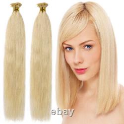 Thick Pre Bonded Keratin Fusion Straight I Tip Remy Human Hair Extensions 100S