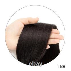 Thick Yaki Pre Bonded Keratin Fusion Flat Tip100% Remy Human Hair Extensions