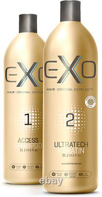 Treatment Keratin 2x34oz Exo Hair Profissional Ultratech Exoplastia brazil