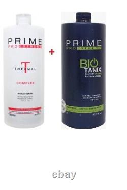 Treatment Keratin Bio Tanix + Prime STEP 2 redutor térmico 2 x 34oz progressive