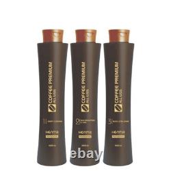 Treatment Keratin Brush WENNOZ or HONMA TOKYO 3x34 FL. OZ Coffee Premium Complete