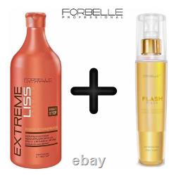 Treatment Keratin Extreme Liss Forbelle Original 1 liter + Flash Mask 120ml