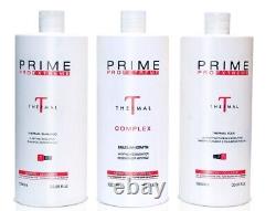 Treatment Keratin Prime Pro Extreme Thermal Kit 3 x 34oz progressive brush