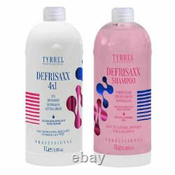 Tyrrel Defrisaxx 4in1 Hair Lifting Brazilian Keratin Kit 2x 1L 66fl. Oz