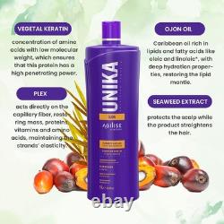 UNIKA Hair Straightening Cream, Brazilian Blowout Products, Formaldehyde-Hair