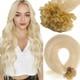 U Nail Tip Pre Bonded Keratin Glue Fusion 100% Real Remy Human Hair Extensions