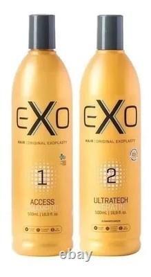 Ultratech Keratin Brazilian Exoplasty Smoothing 2x500ml Exo Hair Professional