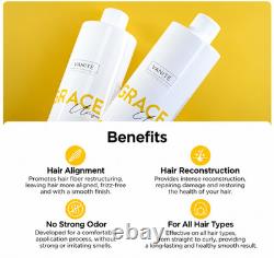 Vanite Grace Brazilian Keratin Hair Straightening Formaldehyde Free 1L (33 oz) Vanite Grace Brazilian Keratin Hair Straightening Formaldehyde Free 1L (33 oz)