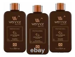 Wennoz (Honma Tokyo) Progressive Coffee Premium Kit Brazilian Keratin 3 x 1L