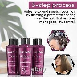 Ybera Fashion Stylis Liso Hair Treatment Keratin Brazilian Kit 3 x 16.9