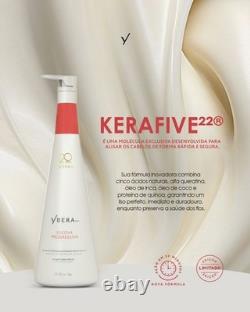 Ybera Kerafive 22 Brazilian Keratin Treatment Enhancer Sealant 1kg/35.2 fl. Oz