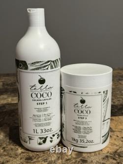 Ybera Terra Coco / Brazilian Keratin Treatment Kit Shampoo 1L + Mask 1Kg