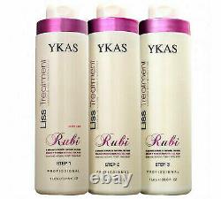 Ykas Liss Treatment Rubi Brazilian Keratin 3x 1L 33.8 fl oz